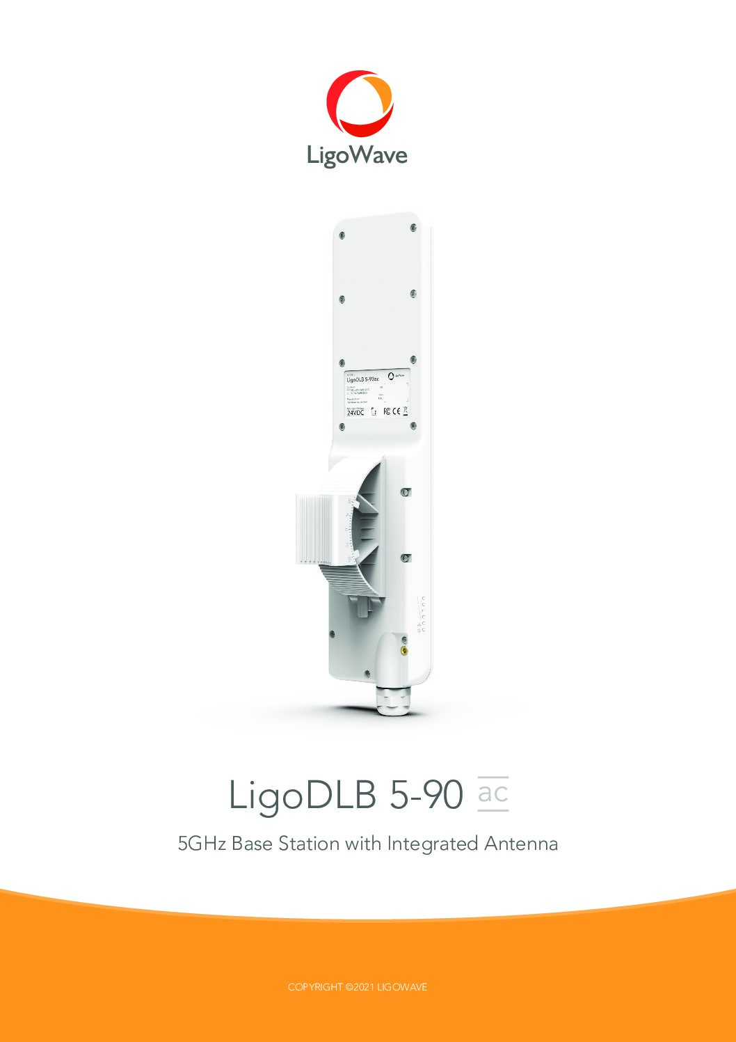 Bộ phát wifi LigoWave LigoDLB 5-90ac 5GHz Base Station băng thông 500 Mbps - Ảnh 4